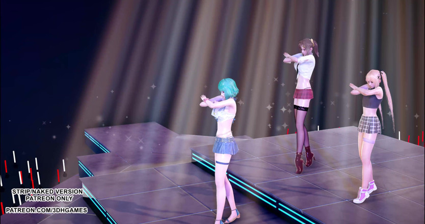 3D-Hentai Games: [mmd] erövrare doa Marie Rose Misaki Tamaki het dans 4k 60fps