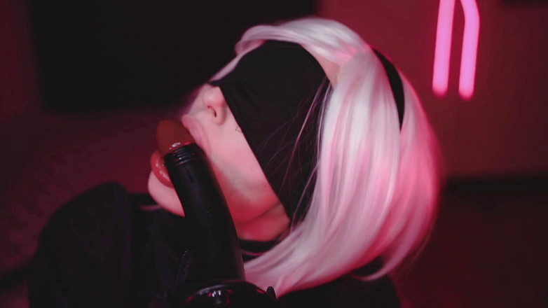 Mysweetalice: Bbc Nier Automata cosplay grosse bite noire pipe Mysweetalice, alias...