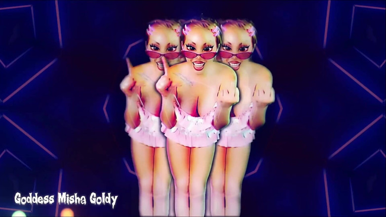 Goddess Misha Goldy: Ви жалюгідний невдаха без життя, продовжуйте надрочати, ковкати та дрочити, порно зомбі!