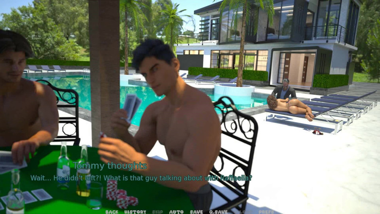 Dirty GamesXxX: 내 이탈리아 핫한 아내: 비키니를 입고 퍼레이드하는 동안 친구들과 포커를 하는 남편 - 에피소드 15