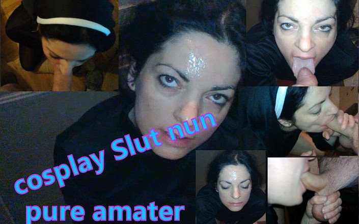 Toilet Mommy: Cosplay suora troia adora il cazzo