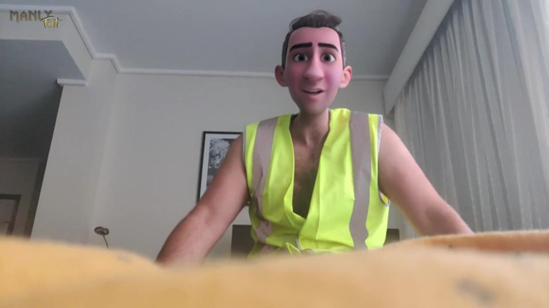 Manlyfoot: Stepdad Gay - Fat Tradies Belly - All the Way Down Shrunken...