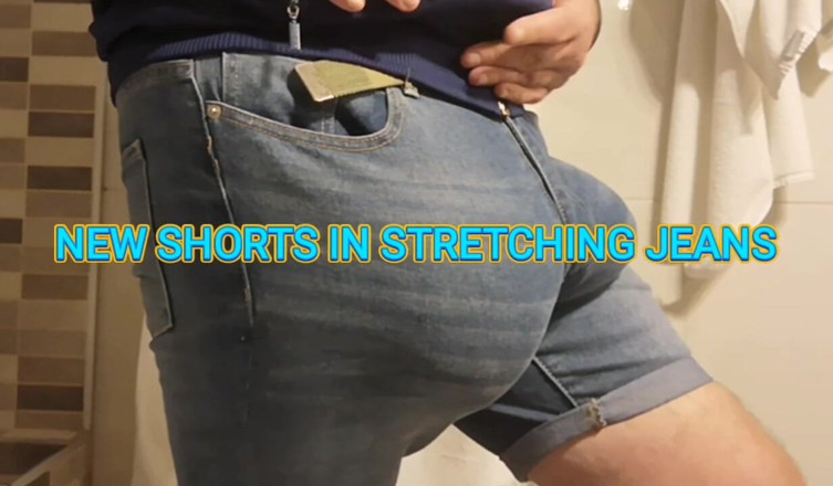 Monster_Meat_: My Brand New Stretching Jeans Shorts