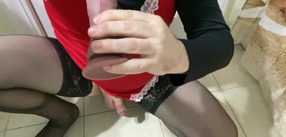 MadisonCD2025: Teil 2 Versaute amateur transvestiert schmutzig mit stiefmutter und masturbiert mit...