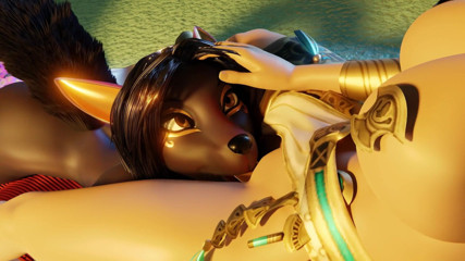 Velvixian 3 Furry: Sirviente de Cleopatra (sexo peludo)