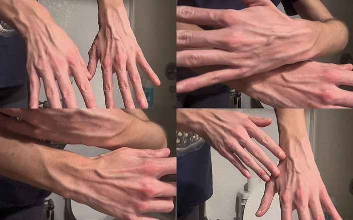 Elaina Button: Extreme hand venen, reife hände, adern, fetisch kink