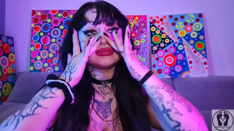 All You Can Fetish: Gadis cantik gotik deedeelove fetish hidung