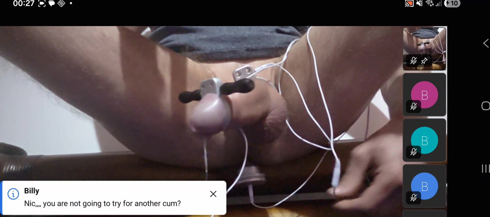 Prostatecumer: Orgasme E-stim