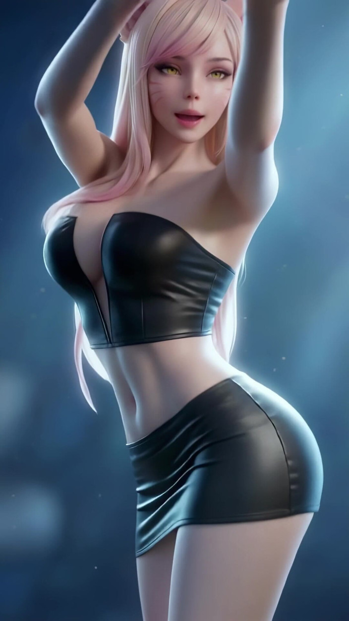 3D-Hentai Games: Ahri's Sexy Dance (Black Eyed Peas - Boom Pow)