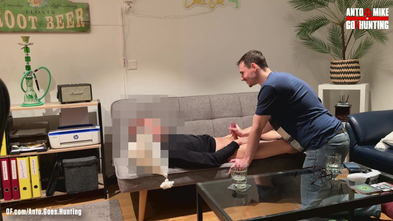 AntoGoesHunting: Neugieriger Techniker Lud Sich Zurück, Wieder Seinen Schwanz Gelutscht Zu...