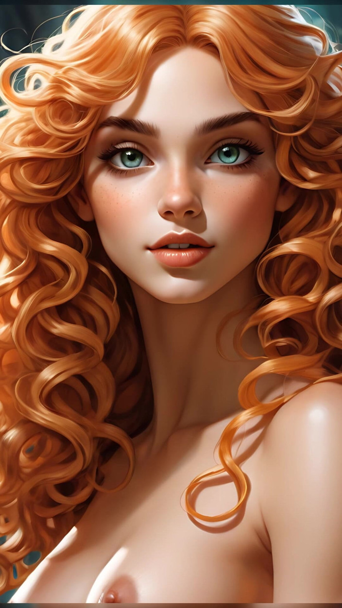 LustRender: Lustrender - estilo cómic desnudo elf girl slideshow - sexy ai fantasy...