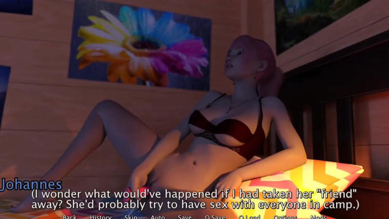 Johannes Gaming: Red Falls n° 3, elle adore jouer avec elle-même