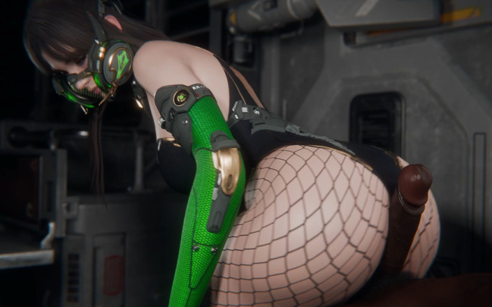 Realms of lust 3D: 첫 후손의 Madruga3d Freina: 거대한 흑인 자지를 따먹는 섹시한 백인 엉덩이