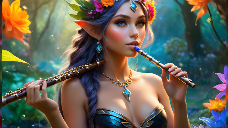 LustRender: Hermosas chicas elf slideshow video 18