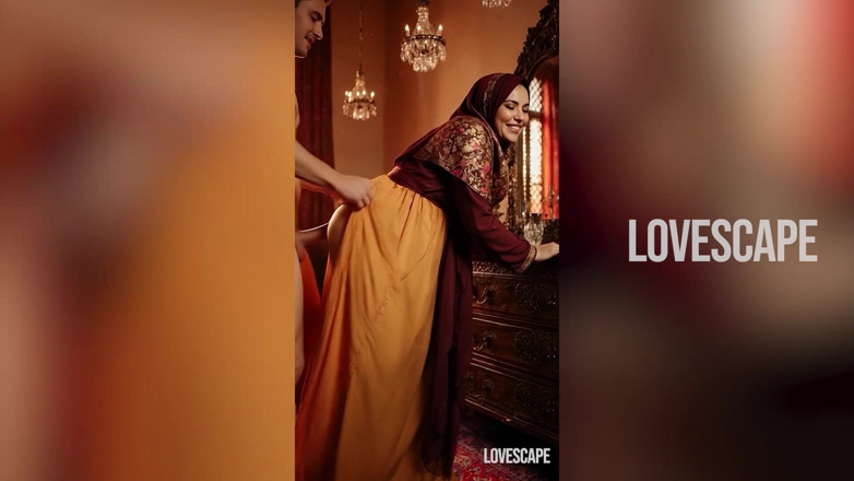 Lovescape: Puteri Arab dikongkek liar - berakhir dengan pancutan muka melekit