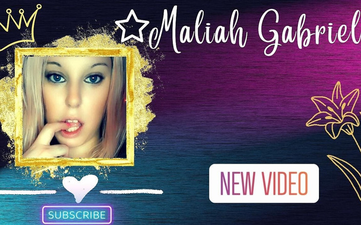 MXg entertainment: MaliahxGabriel solo en casa