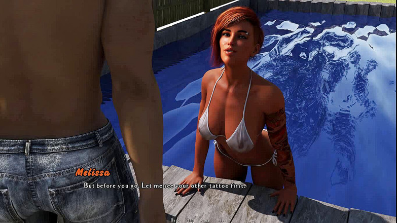 Dirty GamesXxX: Antara kaum: lelaki sedang berseronok dengan MILF seksi di tepi...