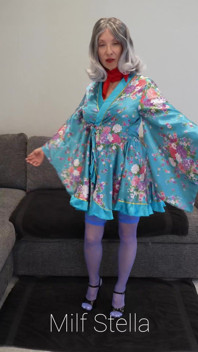 Betty in a Robe & Scarf