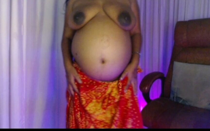 HotGirl21: Une Femme Enceinte Desi Sexy Joue Un Show Nu Avec...