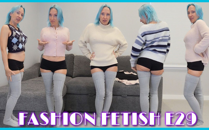 Milf Stella: Winterwetter, dicke pulloverin mit dicken titten, anprobieren - Modefetisch E29 - MILF...