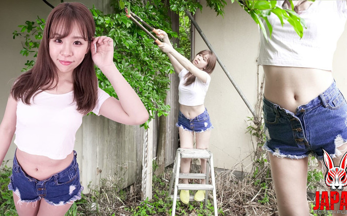 Japan Fetish Fusion: Wakana mashiro ka post-vark beli batan rootin
