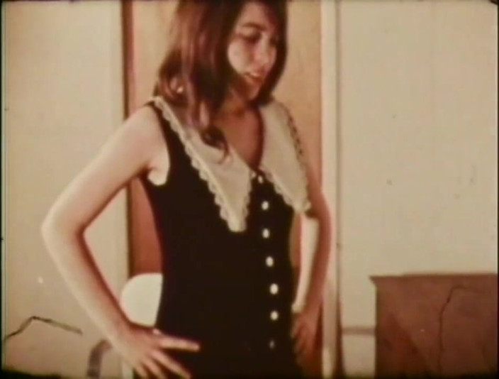 Vintage Usa: Söt ung vintage flicka tar en stor kuk