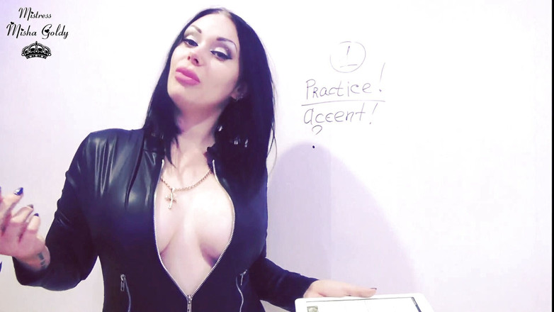 Goddess Misha Goldy: Tips for passing as femaleoutdoor! Lessons for a sissy - Film 1
