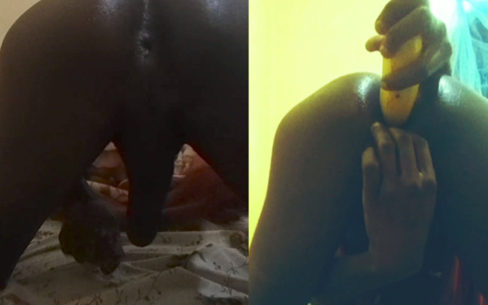 HaitiKing7: Ich Selbst Mit Einer Großen Banane Ficke, Öffnete Mein Arschloch so...