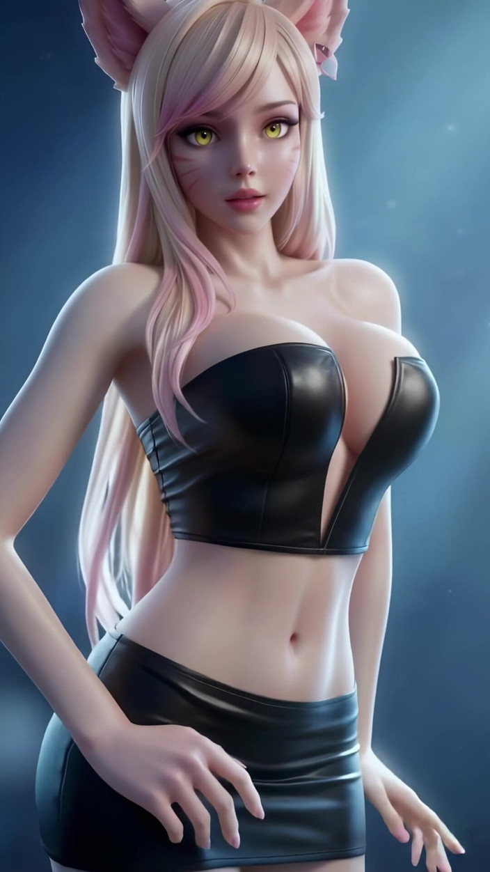 3D-Hentai Games: Ahris sexy tanz (die schwarzäugigen peas - Boom Boom Pow)