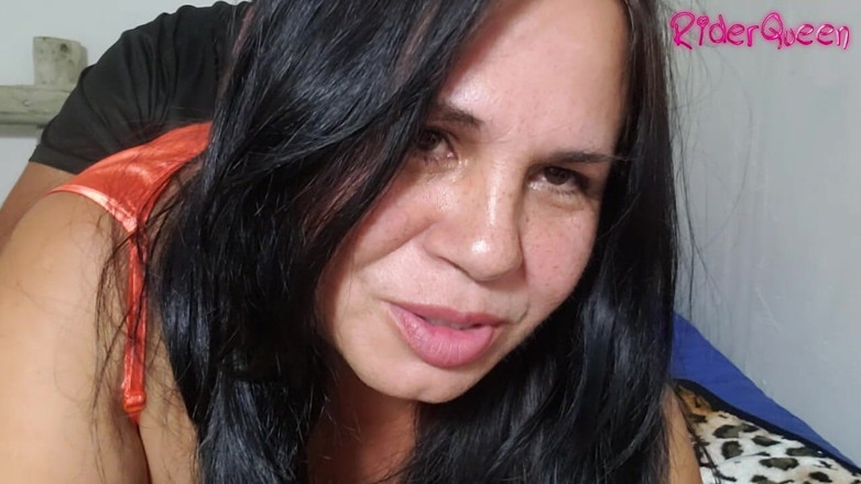 Only Riderqueen BBW Step Mom Latina Alone: Awek montel matang menuntut seks kepada suami