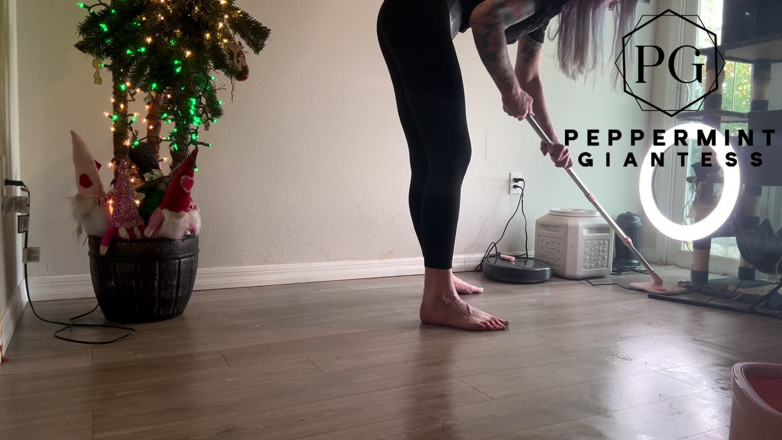 Peppermint Giantess: Trái cây nghiền nát hậu quả: làm sạch lên mớ...