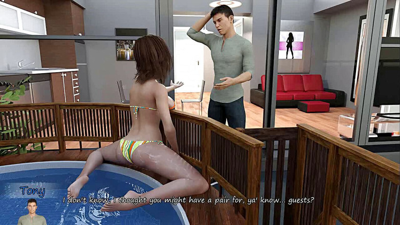 Dirty GamesXxX: Удовольствия большого города: мужик застукал свою соседку по комнате мастурбирует в ее комнате - эпизод 20