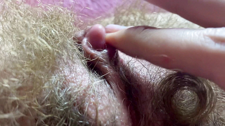 Cuteblonde666: Gozada orgasmo da buceta peluda closeup e cenas normais grande...