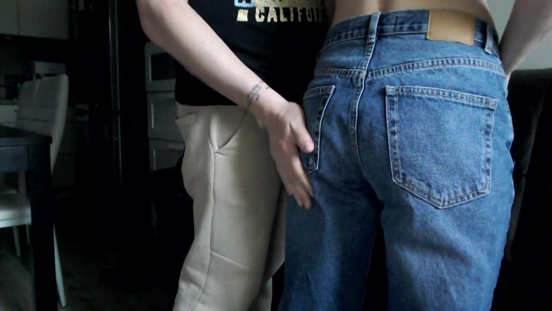 MagicStas: Amateur, baise et fiscing de ma copine en jean bleu