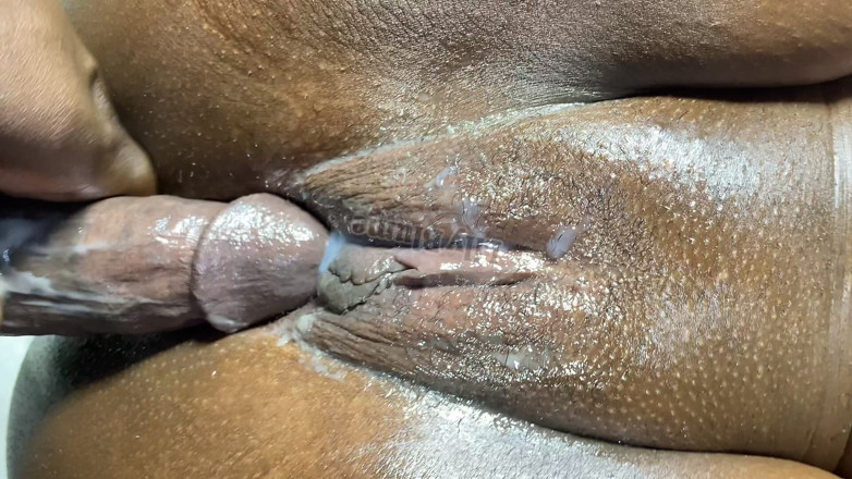 Afrocummy: Videoclip porno amator de casă al cuplului matur ep1