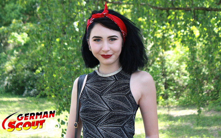 German Scout: German Scout - Small Goth Teen Joena Talk to Casting Fuck