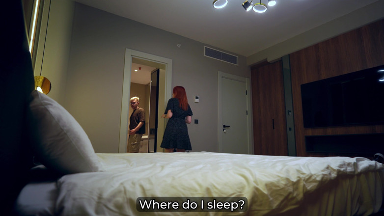 MURSTAR: Step Mom Shares Bed with Step Son in 4K Hotel Fantasy-wild...