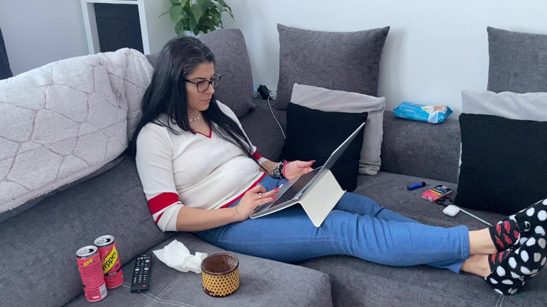 Panfil corina: Çalışma ve Sigara içme