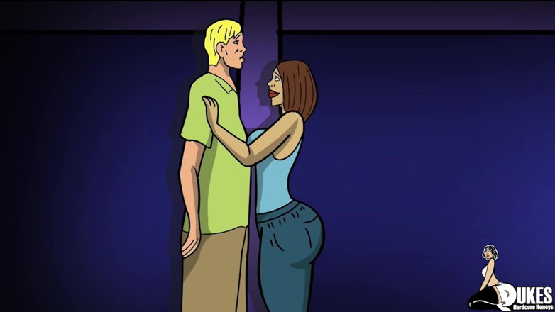 Dukes Hardcore Honeys: Een milf met grote reet wordt mond gesnoerd en geneukt