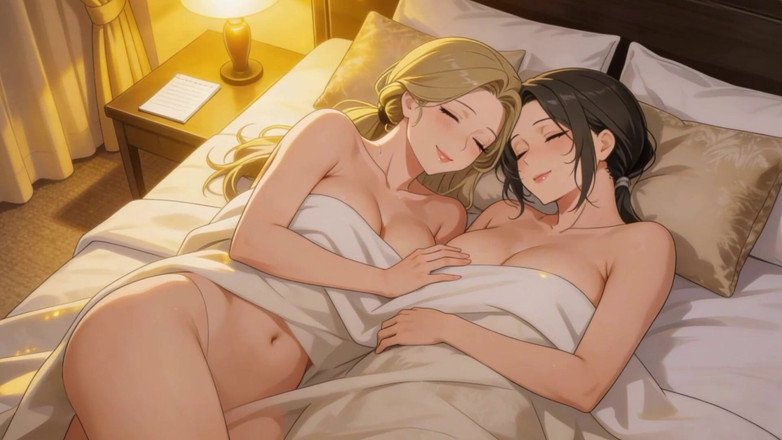 GUnicum: Soft &amp; Intimní: Anime dívky vášnivé lesbické polibky