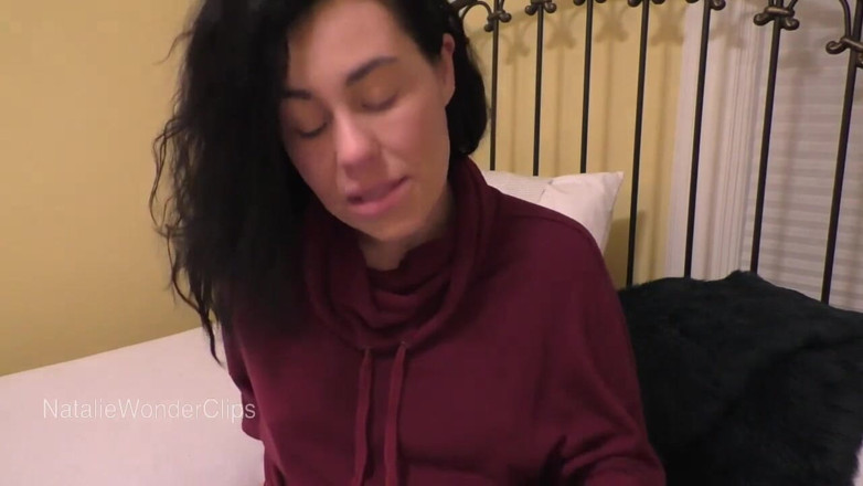 Natalie Wonder: 집에서 가르치는 새엄마 - 오늘은 펜과 종이가 필요하지 않지만 우리는 당신의 페니스와 내 질을 사용할 것입니다.