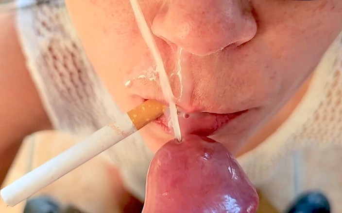 Anna Booty: Rauchen nach dem blowjob mit sperma in meinem mund