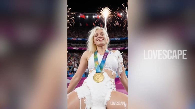 Lovescape: Zlatá medaile Fuck Fest - Sportovci naplněni hluboko na trati