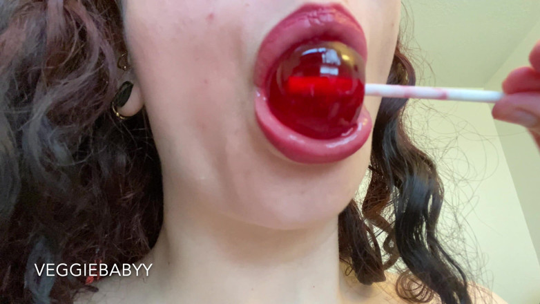 Veggiebabyy: 4k yakın lolipop oral fiksasyon