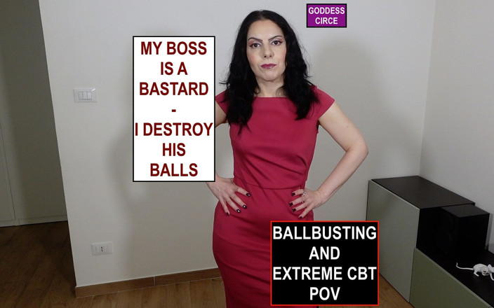 Goddess Circe: Mijn ex-baas is een - ik vernietig zijn ballen - ballbusting en...