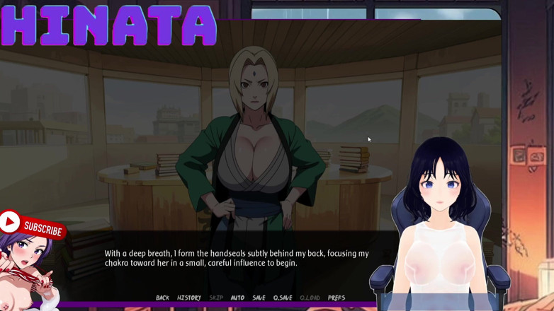 Hinata Queen: Shinbi Secrets Część 9. Szpieguję Tsunade w jej biurze Hokage
