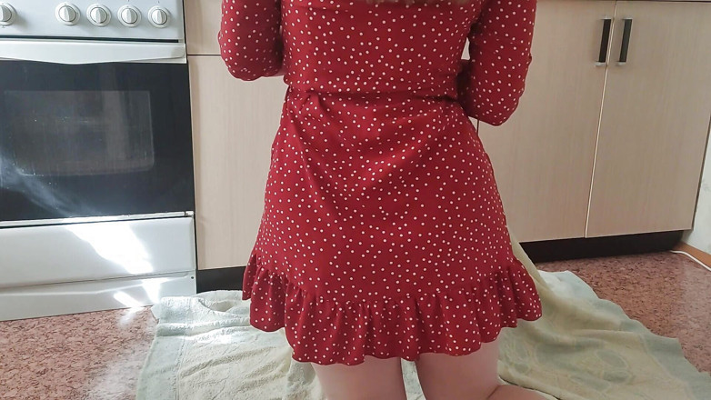 Lizaveta: spust przepływa z dupy (anal creampie) 1
