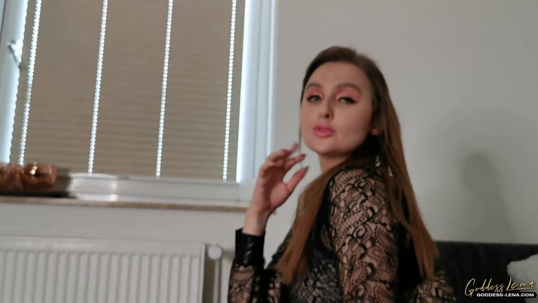 Goddess Lena: Mój nylonowy seksowny sługa stóp