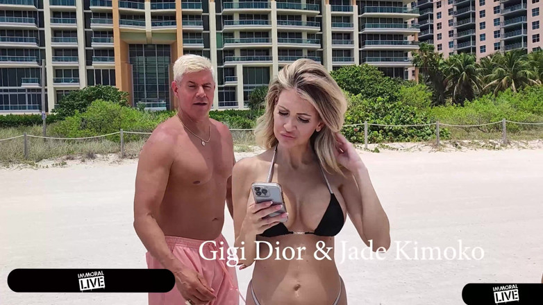 Immoral Live: Porno Dan použil všechny mighty prsten vyzvednout zralou blondýnku a...