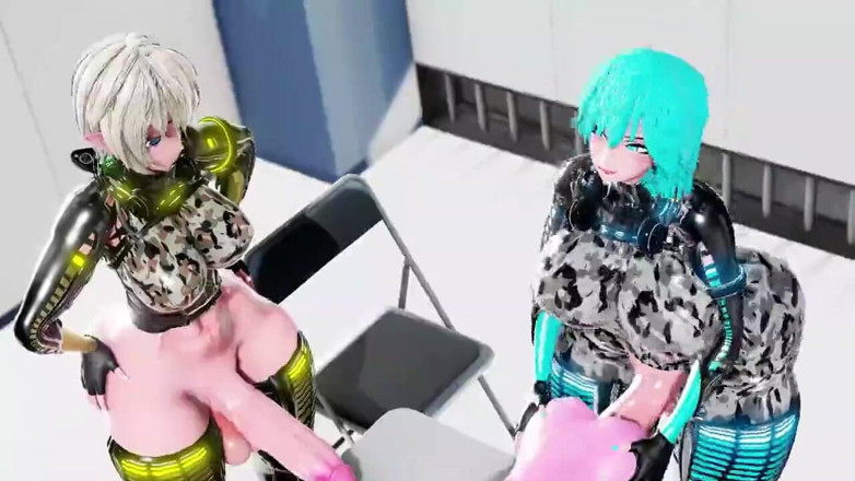 Velvixian3Futanari: Lewd léčebná stanice futa shemale